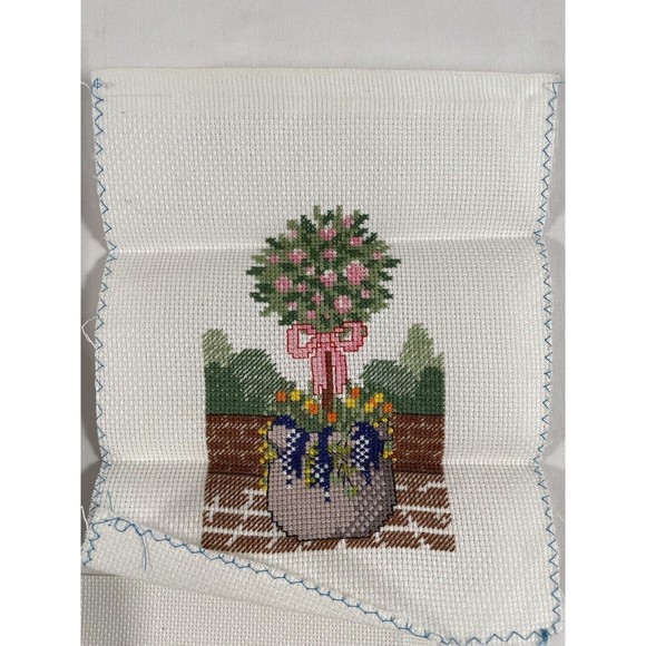 The Craft Collection Summer Topiary Ref:73959 Cross Stitch Uncompleted - Picture 3 of 8
